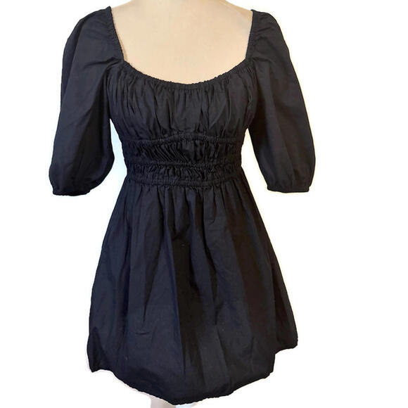 Faithfull The Brand Marinelli Mini Dress Cotton Smocked S - Picture 8 of 9